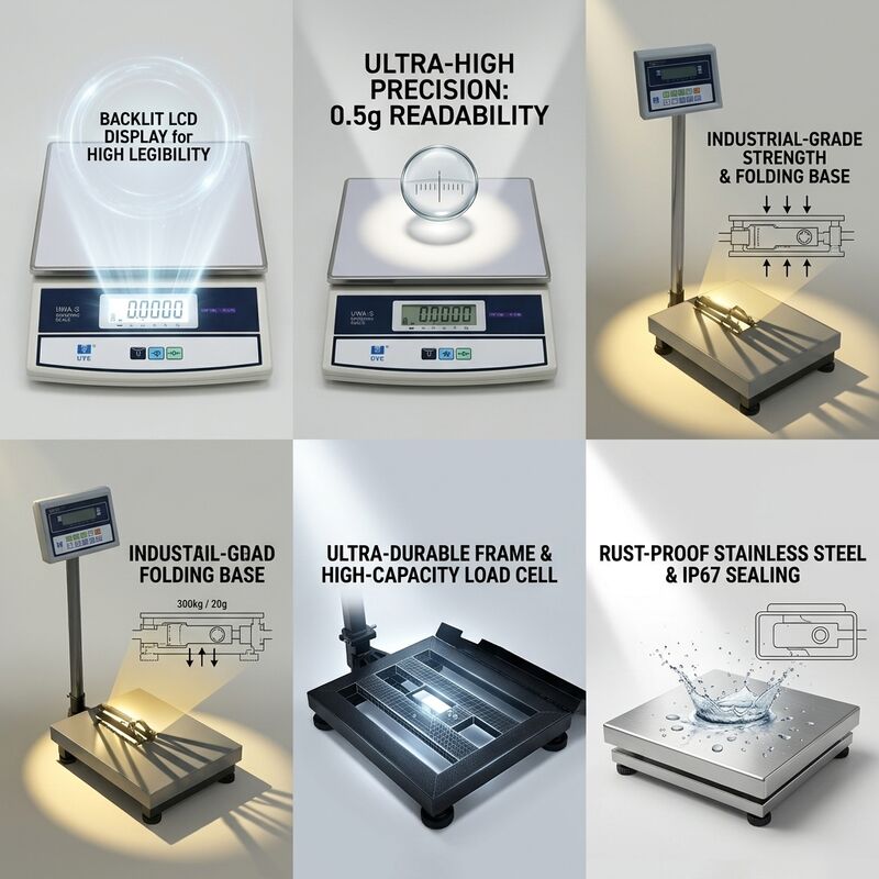 RS232 Interface Digital Weighing Scale 15kg Retail Price Computing Backlit Display